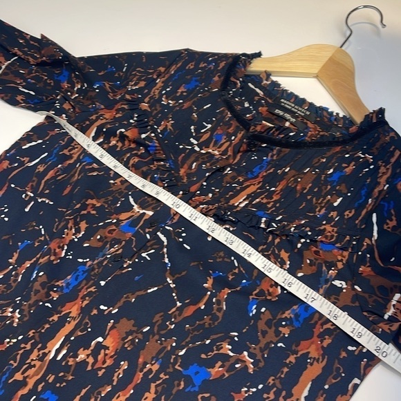 Maison Scotch Scotch & Soda Abstract Print Dress Size Petite Medium - Picture 9 of 14